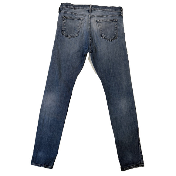 Rag & Bone Jeans Mens 33 Blue Extra Slim Bayview M1224K510BYV Stretch Denim - Picture 8 of 9